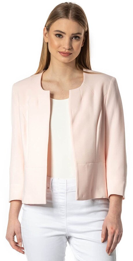 blush pink wedding jacket