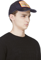 Thumbnail for your product : DSquared 1090 Dsquared2 Black Distressed Baseball Cap