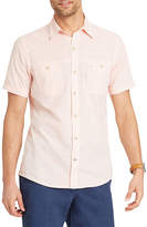 Thumbnail for your product : Izod Dockside Chambray Short Sleeve Button-Front Shirt