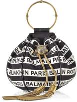 Thumbnail for your product : Balmain Signature Print Mini B-Bucket Bag