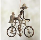 Thumbnail for your product : Crate & Barrel Natural Fiber Single Bicyclist Ornament