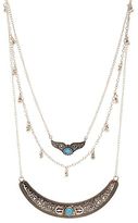 Thumbnail for your product : Charlotte Russe Etched Boho Layered Necklace