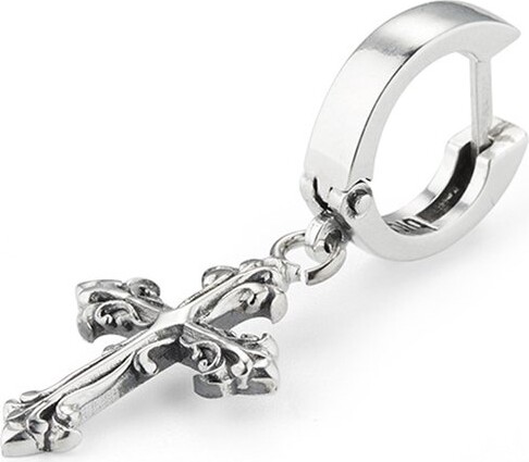 Emanuele Bicocchi Avelli Cross Drop Single Earring