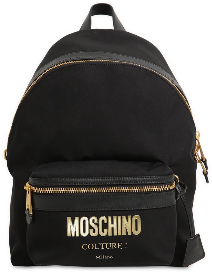 moschino nylon backpack
