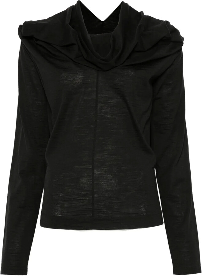 MM6 MAISON MARGIELA Hooded Long-Sleeve Jumper