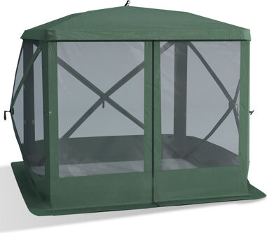 Home Decor Pop Up Camping Canopy Gazebo Screen Shelter Tent With Single Person Easy Set-Up, Ventilating Mesh