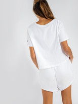 Thumbnail for your product : Champion Cropped T-Shirt in White
