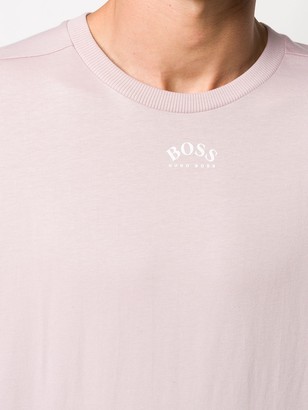 HUGO BOSS Logo Print Cotton T-Shirt