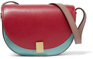Victoria Beckham Half Moon Box Nano Leather Shoulder Bag - Red