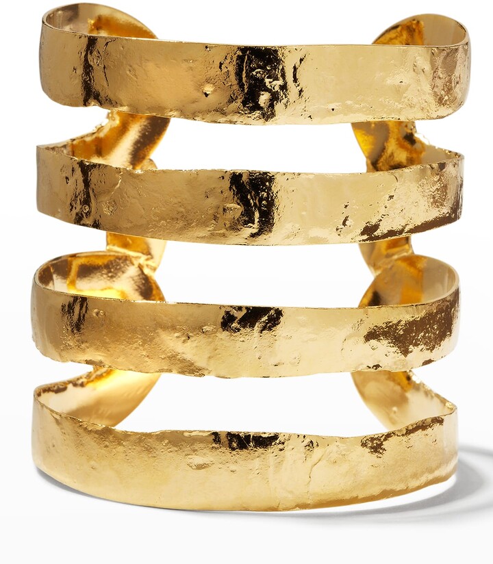 10mm 24k Shiny Gold Cuff Bracelet Adjustable Bracelet Gold Bracelet Blank Open Bracelet Bangle TOB Gold Plated Findings CHK54