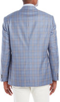 Thumbnail for your product : ibiza Blue Plaid Sport Coat