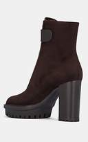 Thumbnail for your product : Gianvito Rossi Women's Julian Suede Ankle Boots - Dk. brown