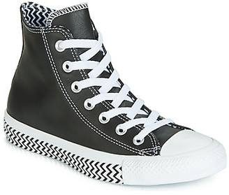 grey leather converse high tops