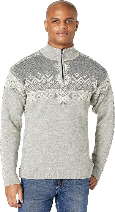 Dale of Norway 140th Anniversary Masculine Sweater (Light Charcoal/Smoke/Off-White)  Men's Clothing - ShopStyle