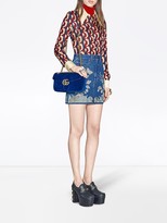 Thumbnail for your product : Gucci GG Marmont velvet shoulder bag