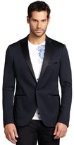 Thumbnail for your product : Etro navy cotton single button jacket