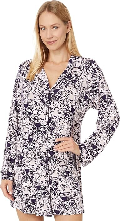 Honeydew Intimates All American Sleepshirt Women's Pajama Elixir Cheetahs : XS, Rayon/Spandex