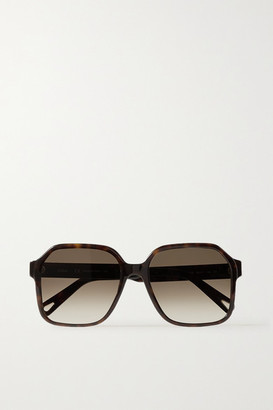 chloe tortoise shell sunglasses