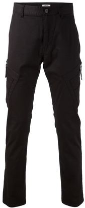 Helmut Lang side zip detail trousers