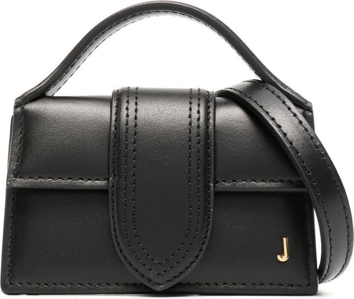 Jacquemus Le Petit Chiquito Patent-Leather And Suede Bag
