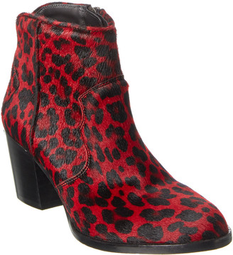 red leopard booties
