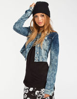 Thumbnail for your product : ALMOST FAMOUS Womens Knit Denim Jacket