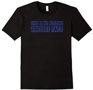 Kids This Is My Resting #Resist Face Graphic T-Shirt Persist 4