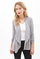 Thumbnail for your product : Forever 21 CONTEMPORARY Asymmetrically Draped Jacket