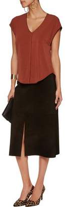 By Malene Birger Jacquett Stretch-Crepe Top
