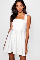 Thumbnail for your product : boohoo Square Neck Skater Dress