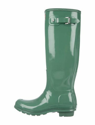 hunter patent leather boots