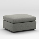 Thumbnail for your product : Crate & Barrel Lounge Ottoman with Casters 32"