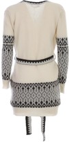 Thumbnail for your product : Blumarine Printed Cardigan W/belt And Swarovsky