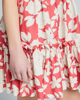 Thumbnail for your product : Cara Cara Lexa Square-Neck Ruffle Dress