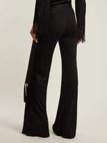 Thumbnail for your product : Galvan Vesper Tassel-belt Flared Trousers - Womens - Black