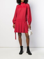 Thumbnail for your product : Ermanno Scervino Printed Drop Waist Dress