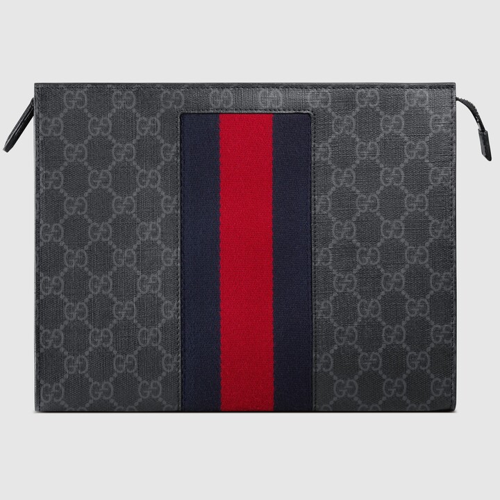 Gucci mini Ophidia GG Supreme clutch bag - ShopStyle