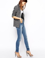 Thumbnail for your product : ASOS RIDLEY JEANS Ridley Skinny Jeans in Heritage Blue with Ripped Knees