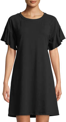 1 STATE French Terry T-Shirt A-line Dress