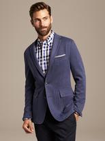 Thumbnail for your product : Banana Republic Tailored-Fit Navy Knit Blazer