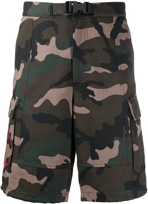 Valentino Camouflage Bermuda Shorts