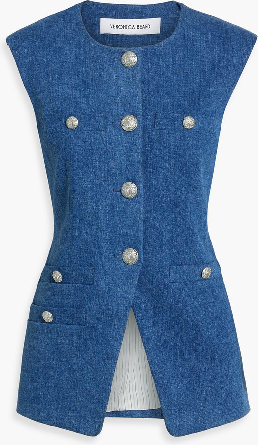 Veronica Beard Tamara denim vest
