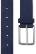 Thumbnail for your product : Andersons 3.5cm Navy Suede Belt