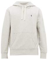 Thumbnail for your product : Polo Ralph Lauren Logo-embroidered Cotton-blend Hooded Sweatshirt - Mens - Grey