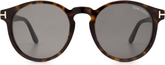 Tom Ford Eyewear Ian Round Frame Sunglasses