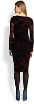 Thumbnail for your product : Jean Paul Gaultier Velvet Square-Neck Dress