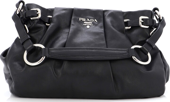 Prada Saffiano & Soft Calf Crossbody Bag - ShopStyle