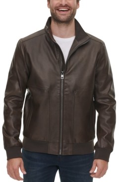 calvin klein leather shirt