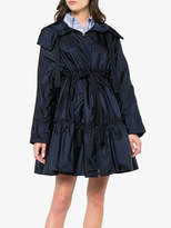 Thumbnail for your product : Moncler A line coat with drawstring waist