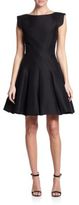 Thumbnail for your product : Halston Cotton/Silk Faille Fit-&-Flare Dress